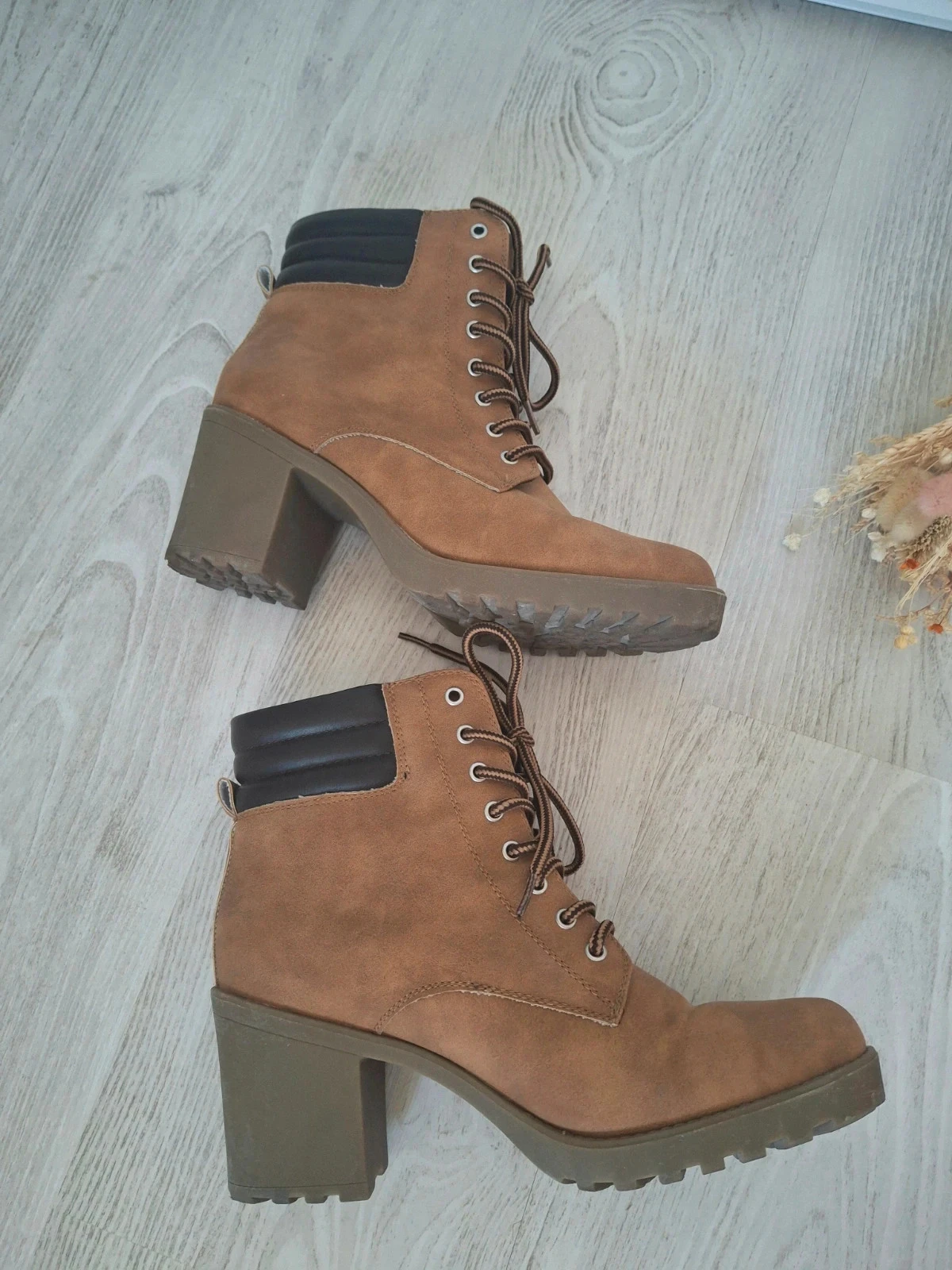 🤎 zapatos/Botines mujer camel/marrón con tacón – Talla 40 🤎 – photo 4